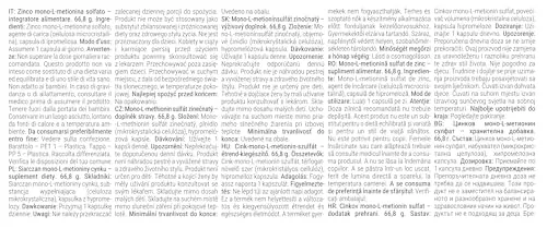 GymBeam Zinco Mono-L-Metionina Integratore Chelato