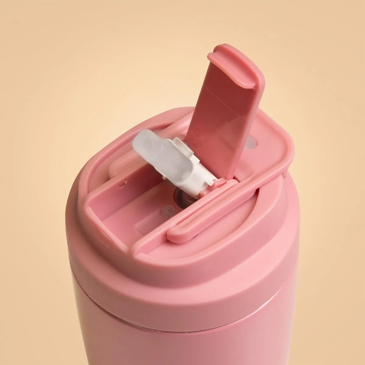 GymBeam BeastPink Tazza Termica con Cannuccia 500 ml Acciaio