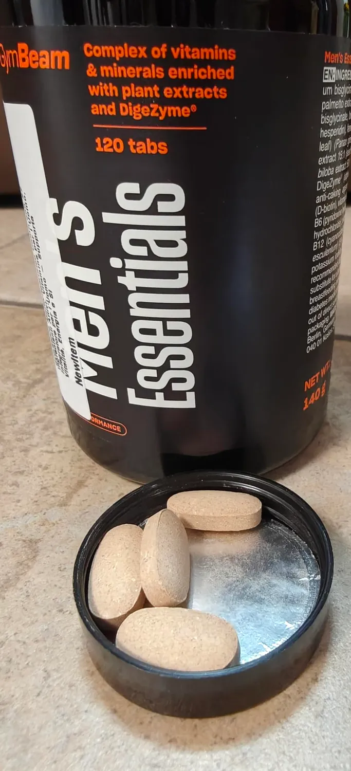 GymBeam Multivitaminico Uomo 120 cpr 27 Attivi Energia