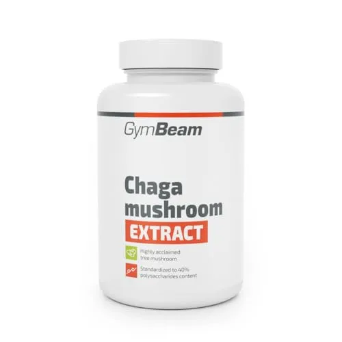GymBeam Chaga Estratto capsule 90 pz 40% polisaccaridi