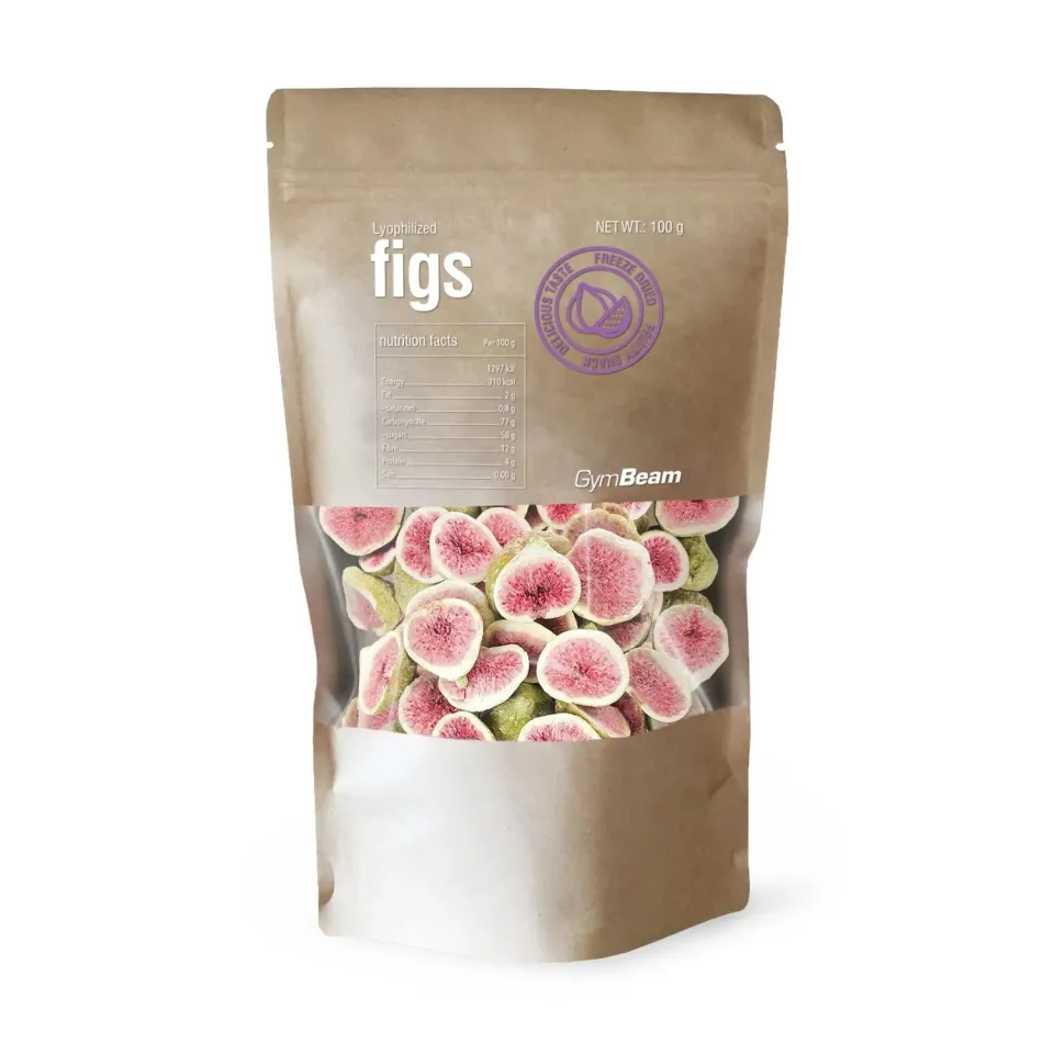 GymBeam Fichi Liofilizzati 100 g senza zuccheri aggiunti