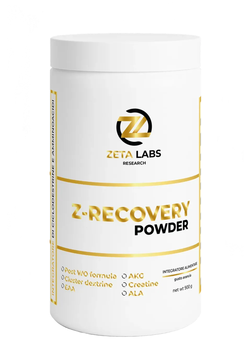 Zeta Labs Cult Z-Recovery post workout 900g gusto arancia creatina