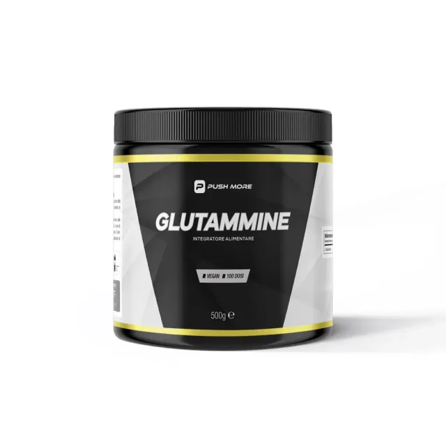 Push More Glutamine aminoacidi 300 g recupero