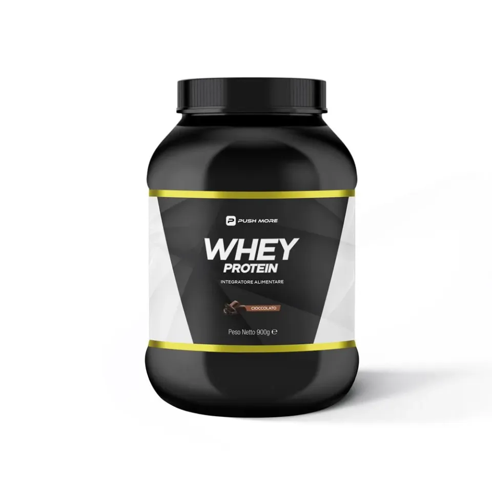 Push More Whey Protein concentrate 900 g cioccolato proteine