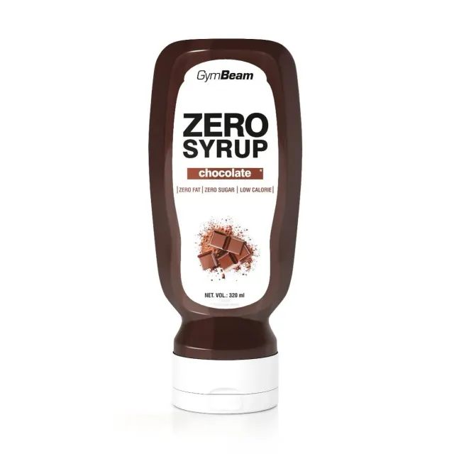 GymBeam Zero Sciroppo 320 ml Cioccolato Zero Zuccheri