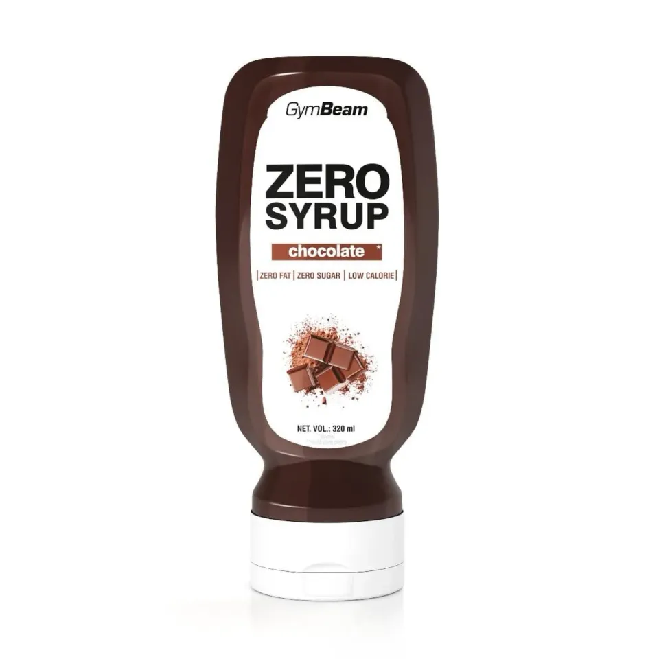 GymBeam Zero Sciroppo 320 ml Cioccolato Zero Zuccheri
