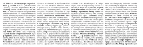 Gym Beam Citrato di Zinco capsule vegane 15 mg pelle