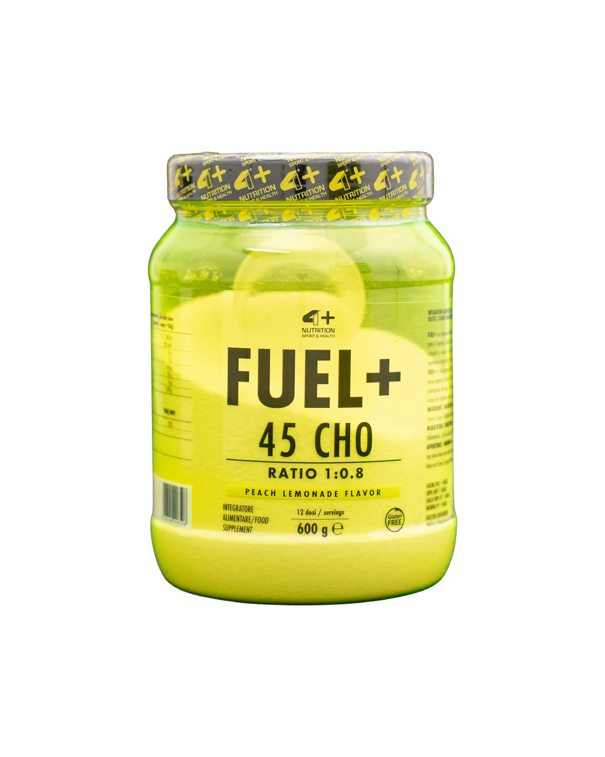 4 Plus Nutrition Fuel+ 45 CHO integratore carboidrati 600 g Orange Tango