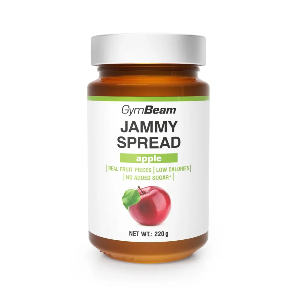 GymBeam Jammy Spread Marmellata Mela 220 g Senza Zucchero