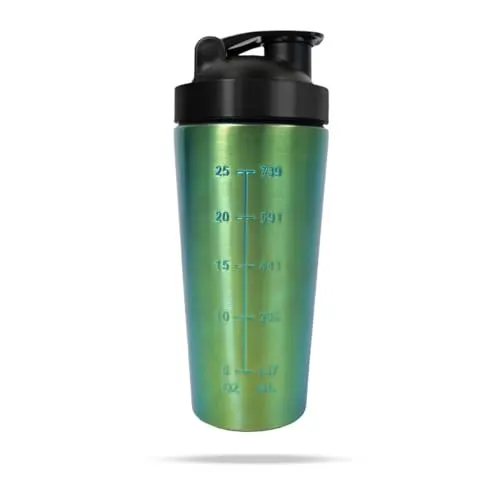 GymBeam Steel Holo shaker acciaio 750ml graduato