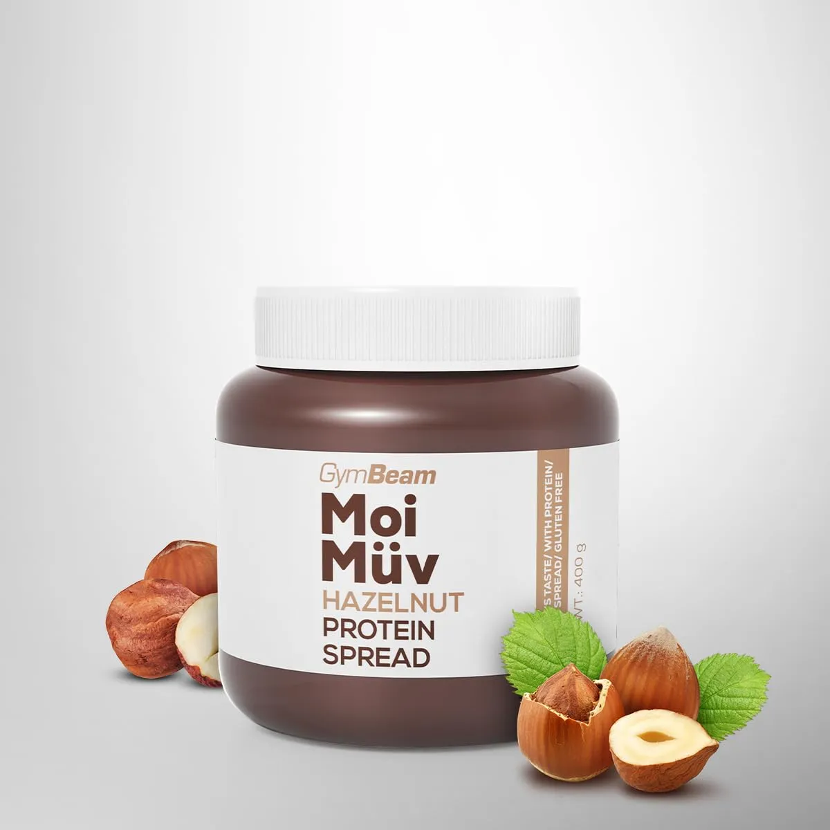 GymBeam MoiMüv Crema Proteica 400g dreamy hazelnut