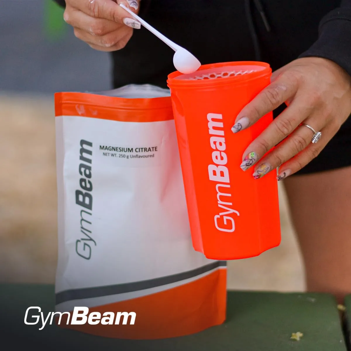 GymBeam Magnesio Citrato polvere 500 g neutro recupero
