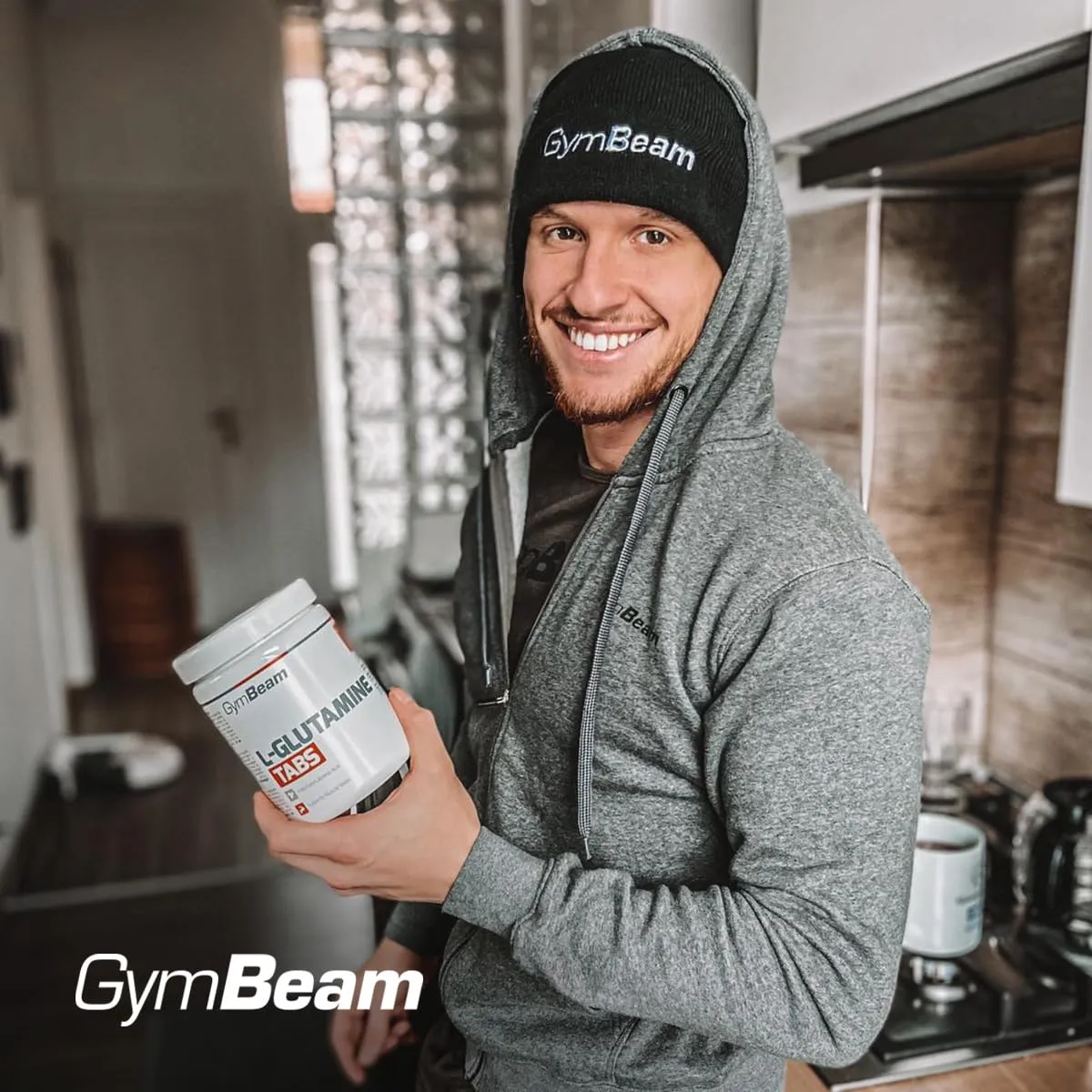 GymBeam L-Glutammina 1000 mg compresse recupero vegano