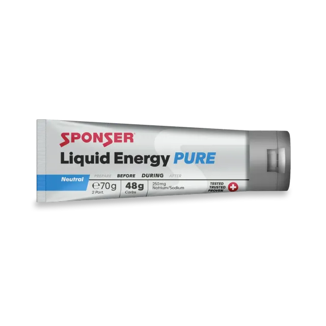 Sponser Liquid Energy Pure neutro gel 70 g senza caffeina