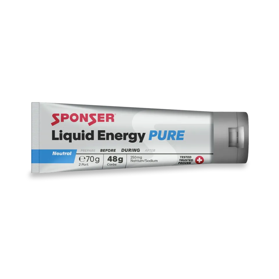 Sponser Liquid Energy Pure neutro gel 70 g senza caffeina