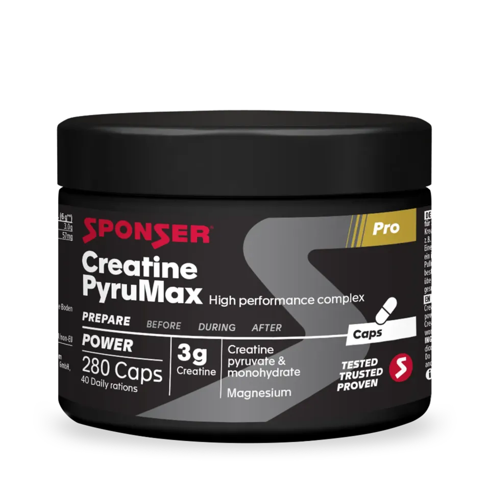 Sponser Creatine PyruMax Neutro 280 Capsule Forza Esplosiva
