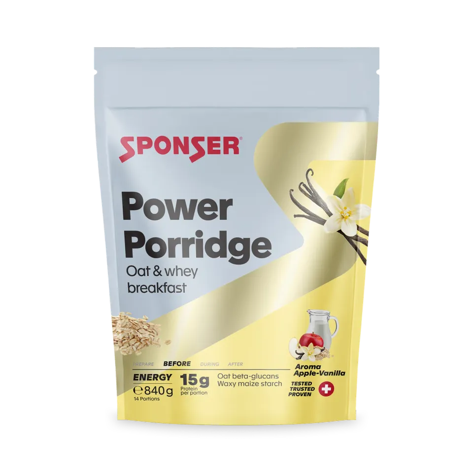 Sponser Power Porridge Mela Vaniglia 840g Colazione Energia