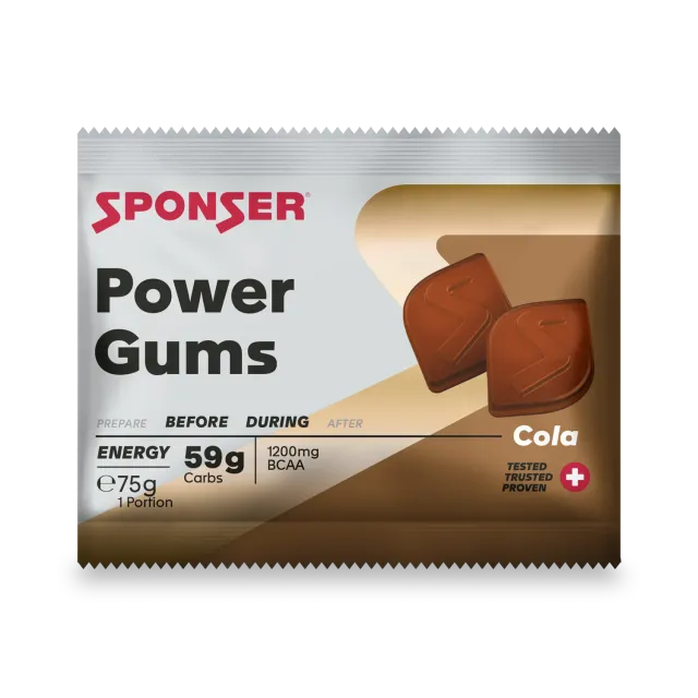 Sponser Power Gums caramelle cola 75 g energia