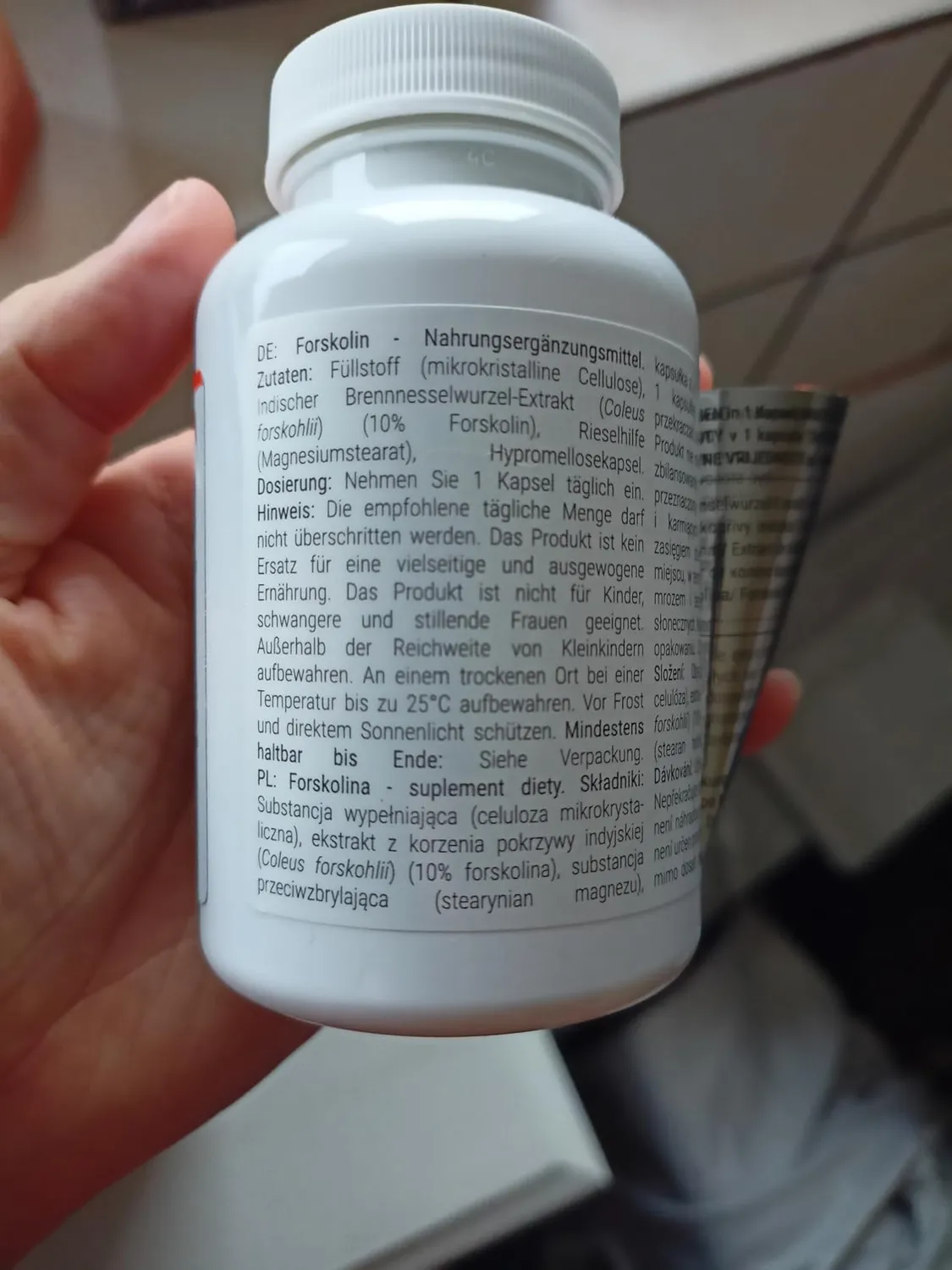 GymBeam Coleus Forskohlii capsule 10% forskolina 60