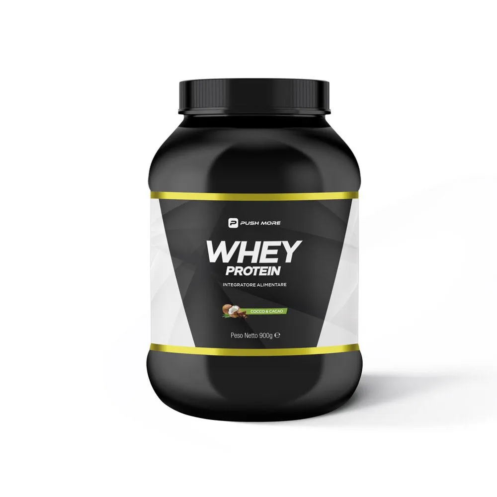 Push More Whey Protein concentrate 900 g cioccolato proteine