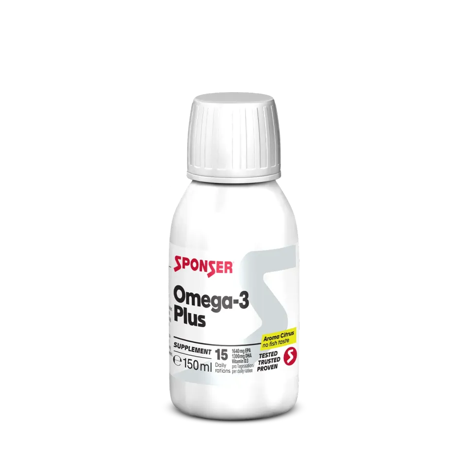 Sponser Omega-3 Plus olio agrumi 150 ml EPA DHA vitamina D3