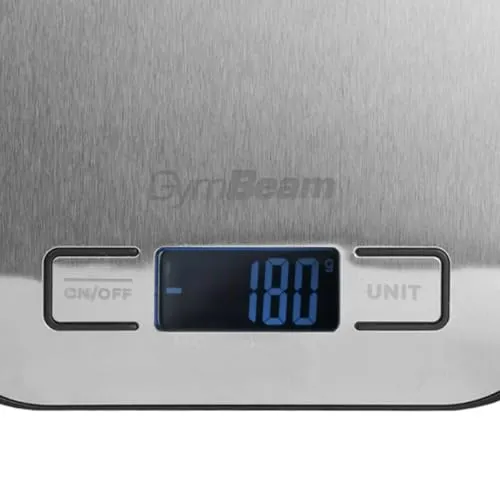 GymBeam Bilancia Cucina Digitale Acciaio 10 kg Precisione 1 g