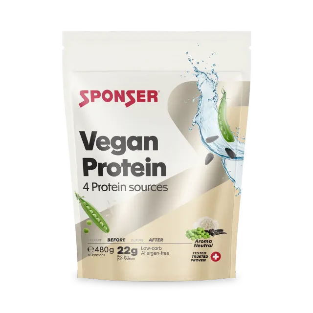 Sponser Vegan Protein Neutral proteine vegane neutre 480 g