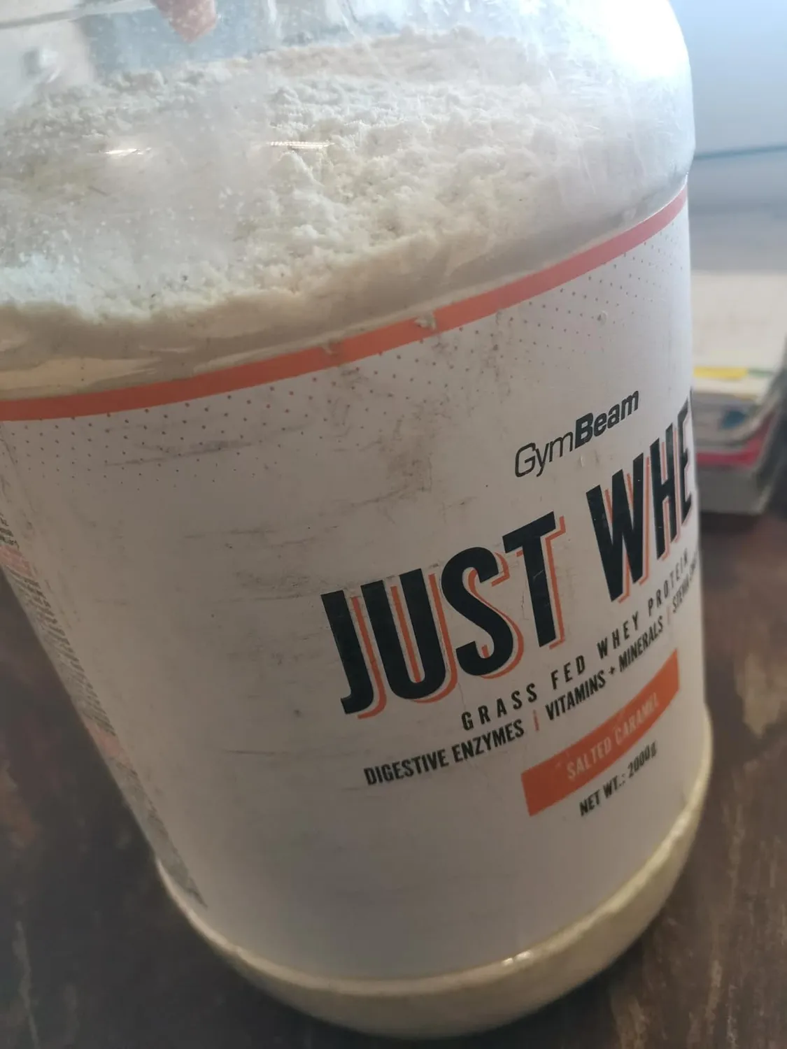 GymBeam Just Whey proteine 1000 g caramello salato