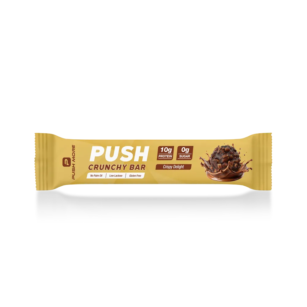 Push More Push Crunchy Bar barretta proteica 35 g cioccolato low carb
