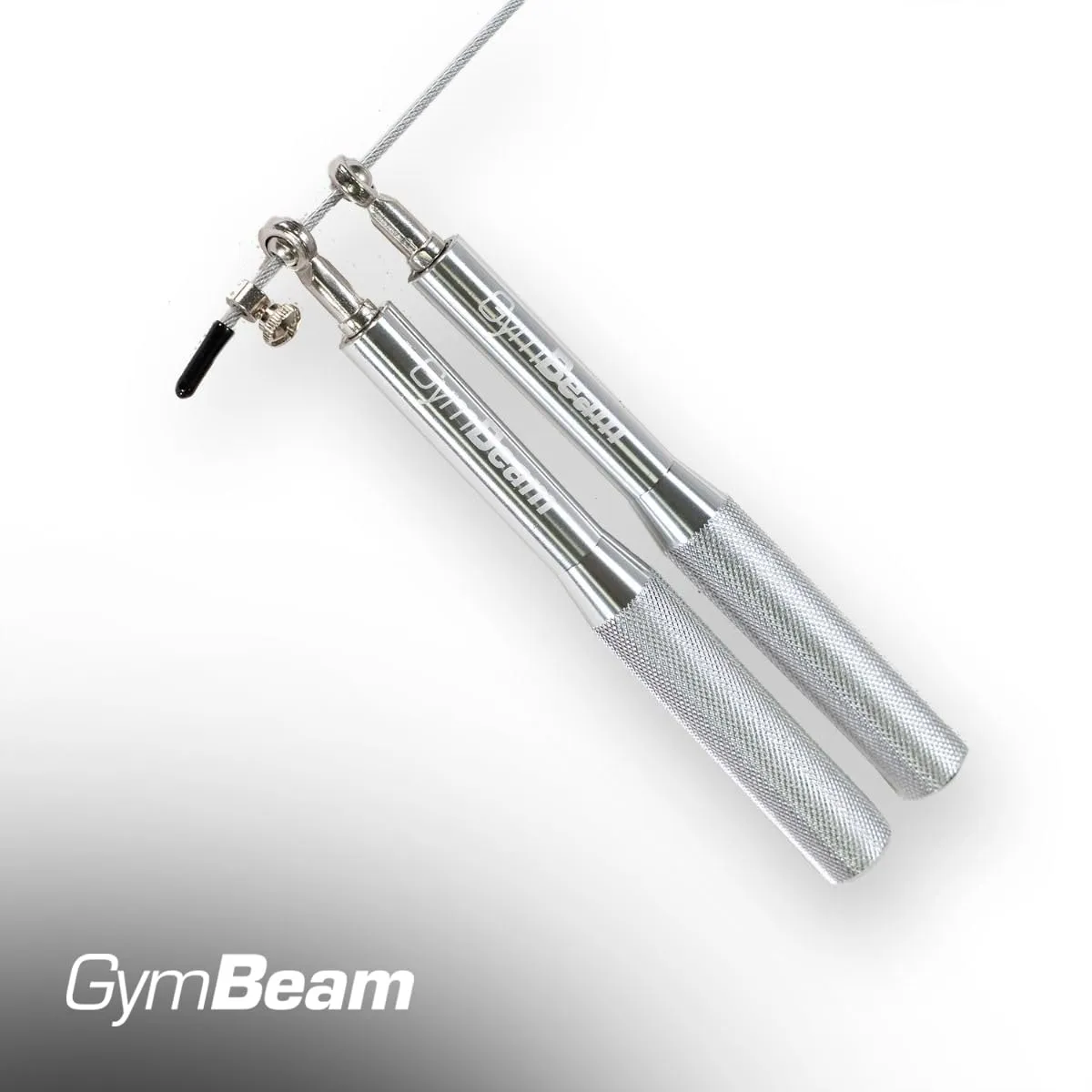 GymBeam Corda Salto Acciaio Regolabile 3 m Maniglie Alluminio