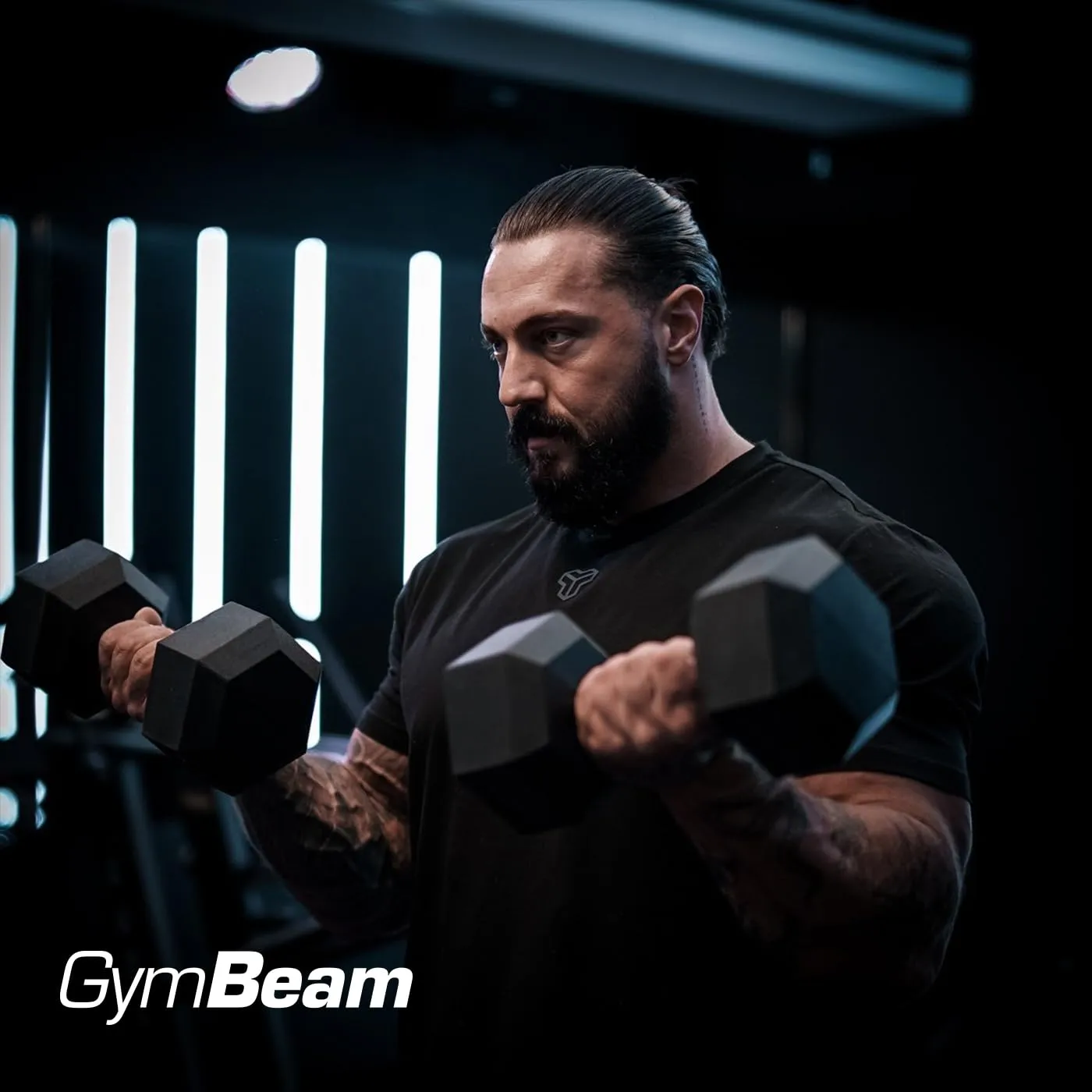 GymBeam Manubrio Esagonale gomma 35 kg forza