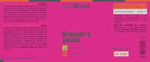 GymBeam Lievito di Birra Compresse 500 mg 90 cpr Vitamine B