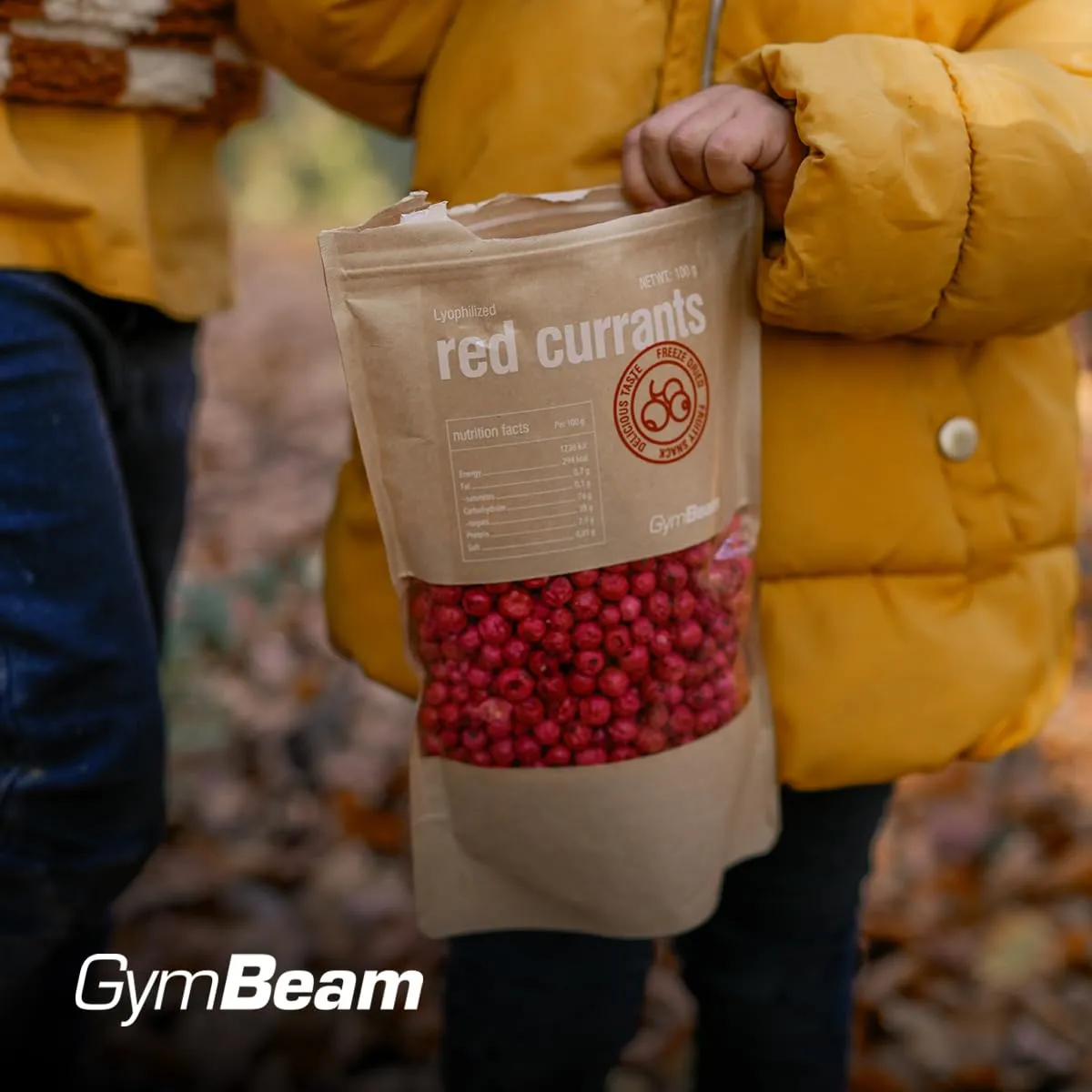 GymBeam Ribes Rosso Liofilizzato 100g senza zuccheri