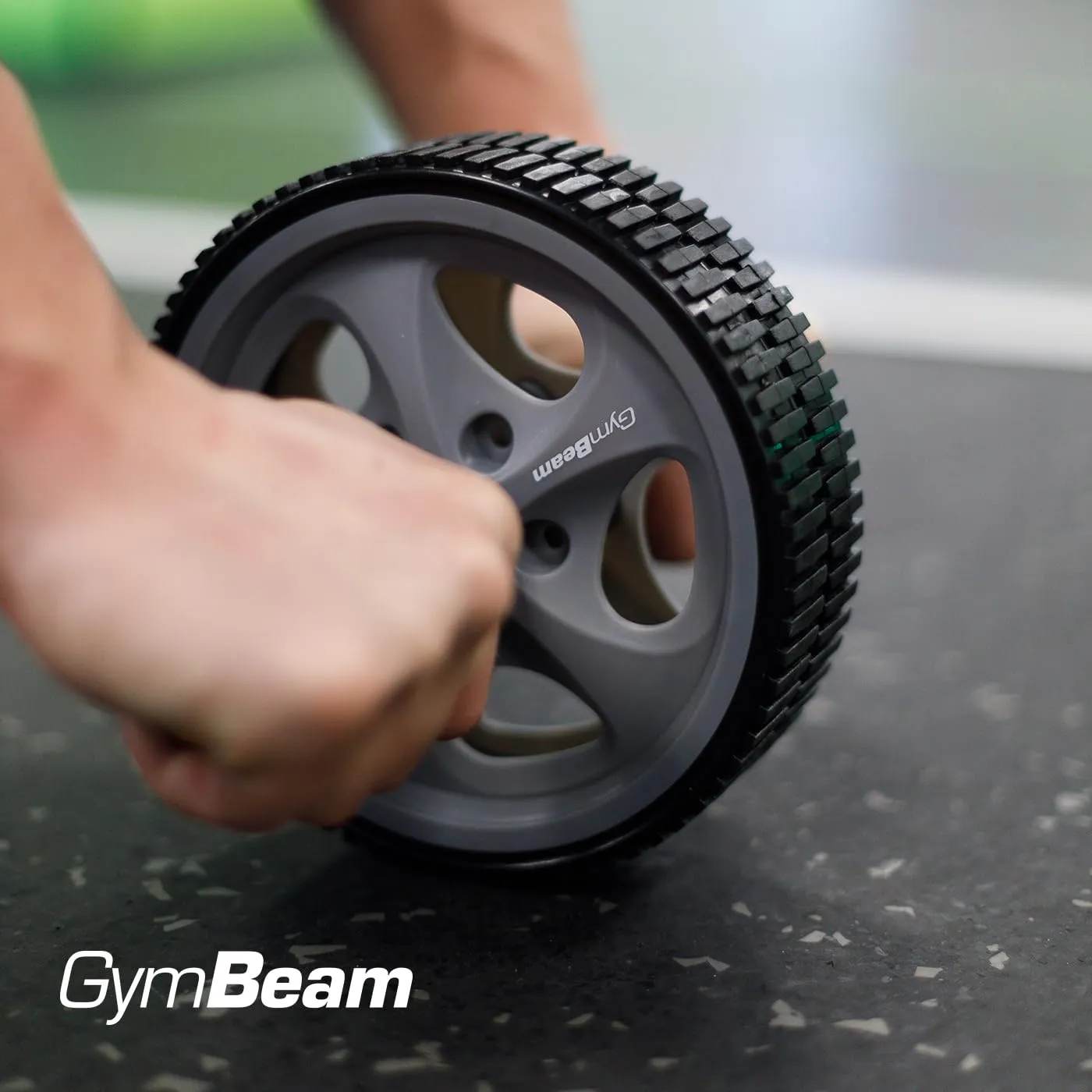 GymBeam Ab Wheel Ruota Addominali Doppia