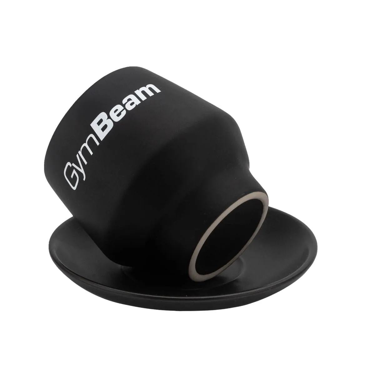 GymBeam tazza ceramica opaca 190 ml con piattino
