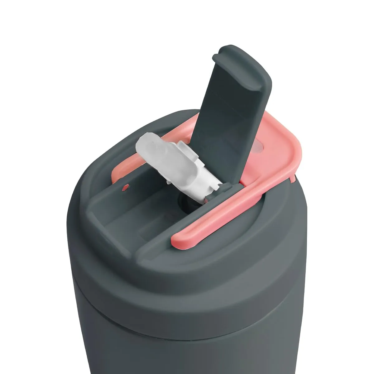 GymBeam BeastPink Bicchiere Termico con Cannuccia 500 ml Acciaio