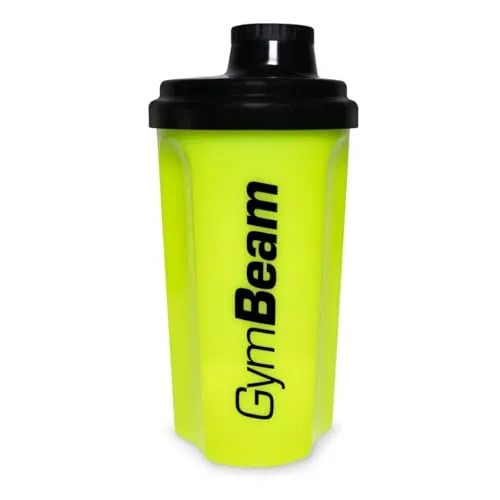 GymBeam Shaker Proteine 700ml giallo antigrumi