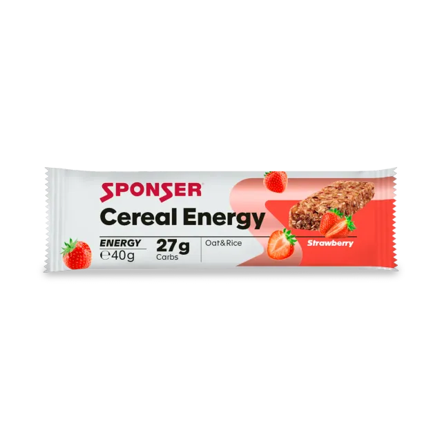 Sponser Cereal Energy Bar barretta fragola 40 g