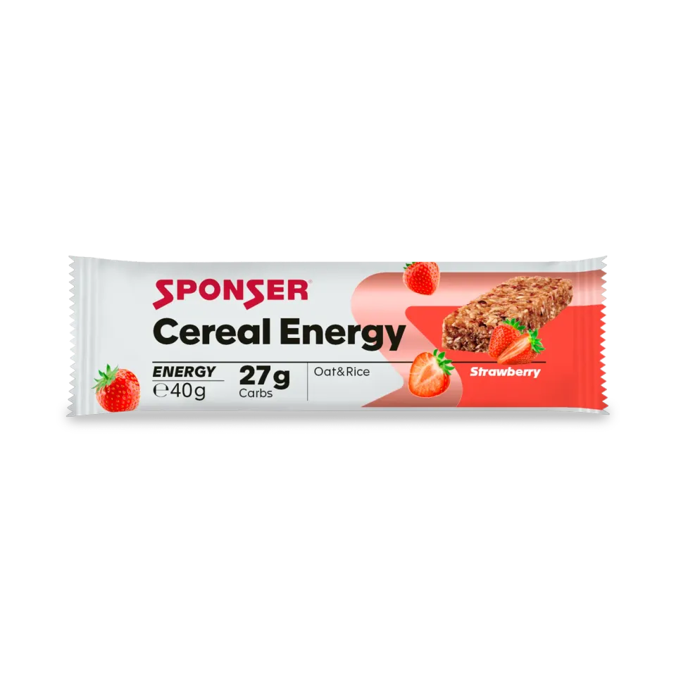 Sponser Cereal Energy Bar barretta fragola 40 g