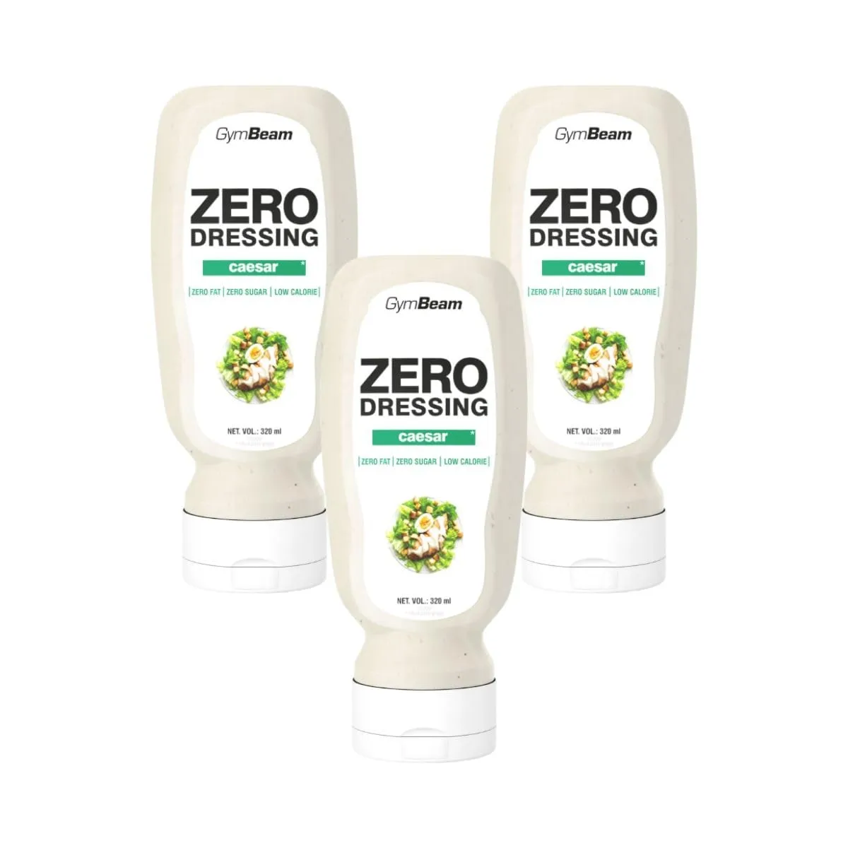 GymBeam Salsa Zero Caesar 320 ml senza grassi vegana
