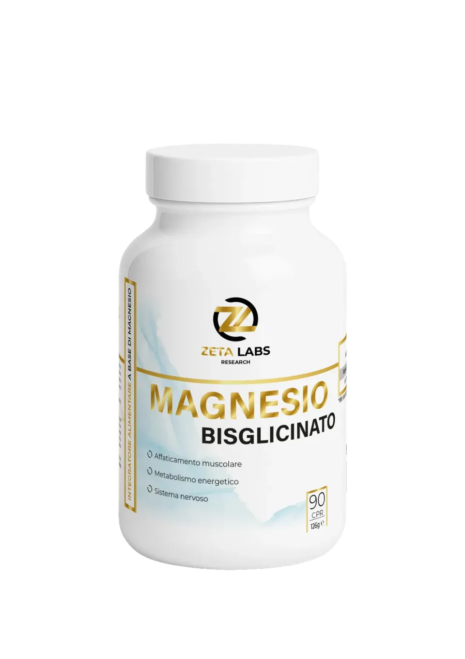 Zeta Labs Elite Series Magnesio Bisglicinato integratore 90 cpr 300 mg