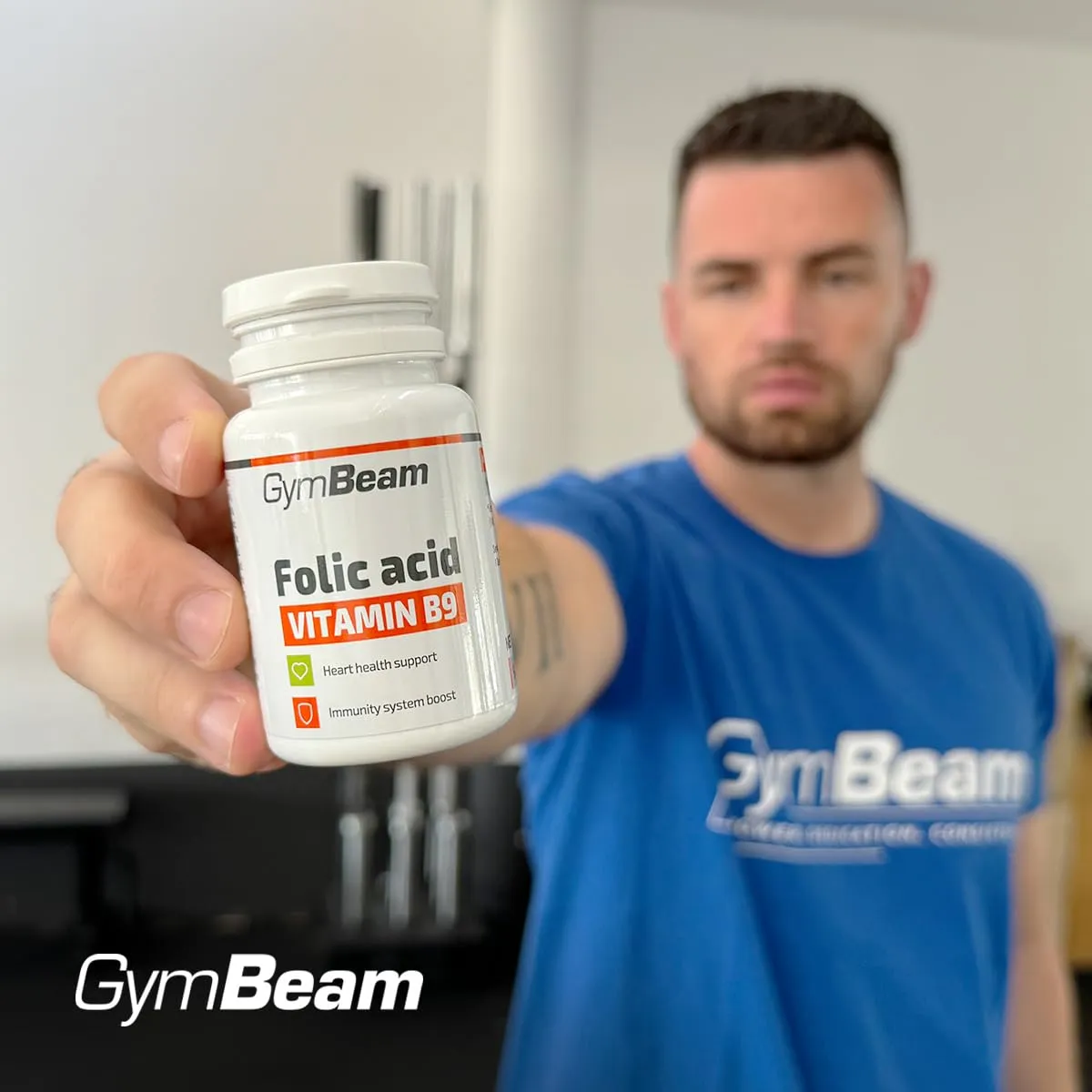 GymBeam Acido Folico 800 mcg compresse 90 cpr vitamina B9