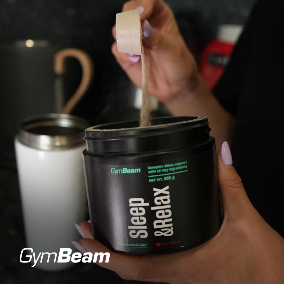 GymBeam Sleep & Relax Polvere 225 g Cocomero Magnesio