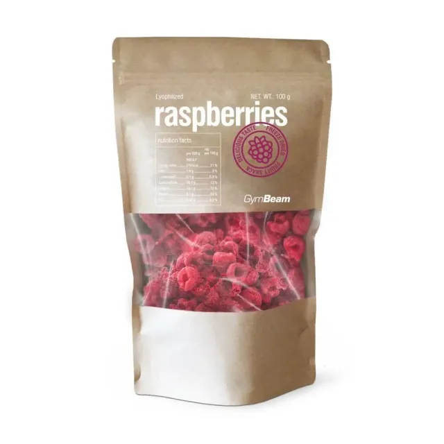 GymBeam Lamponi Liofilizzati frutta 100 g