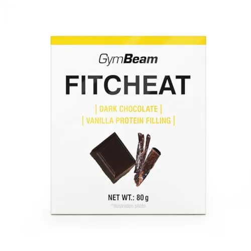 GymBeam Fitcheat Cioccolato Proteico 80 g Fragola