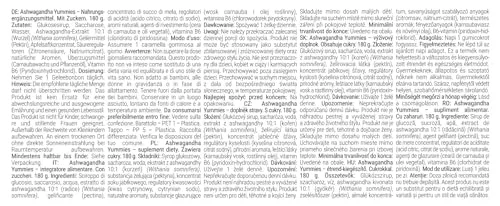 GymBeam Ashwagandha Yummies caramelle gommose 60 pezzi