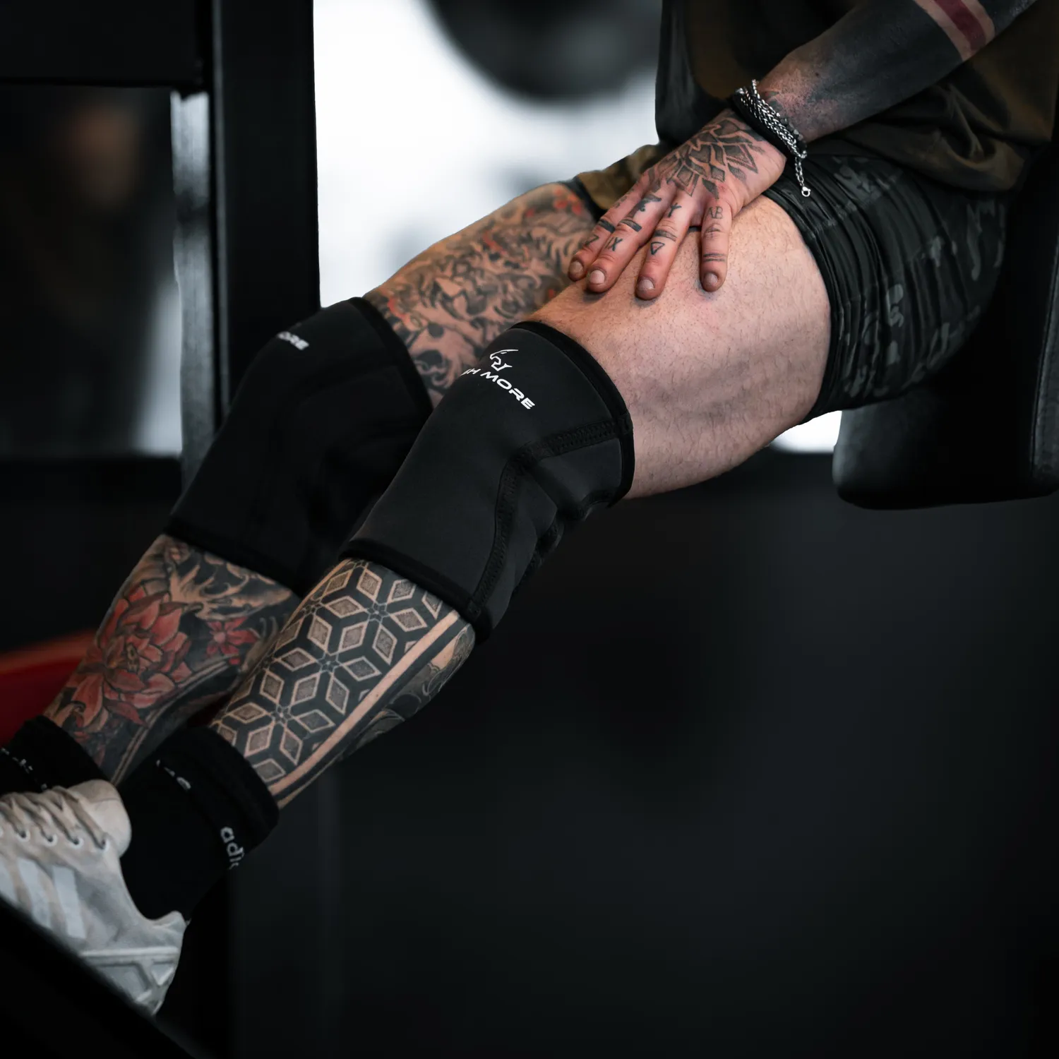 Push More PowerKnee Ginocchiera Sportiva 1 Paio Compressione