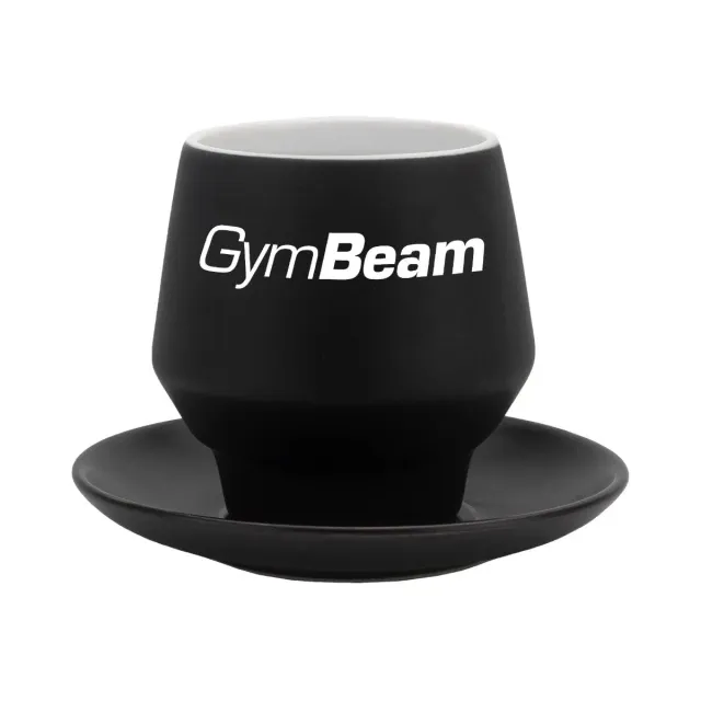 GymBeam tazza ceramica opaca 190 ml con piattino