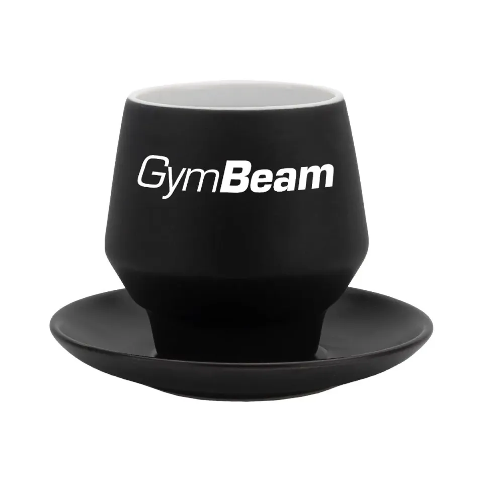 GymBeam tazza ceramica opaca 190 ml con piattino