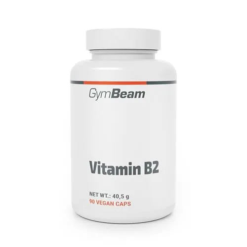 GymBeam Vitamina B2 Riboflavina 28mg 90 Capsule Vegane
